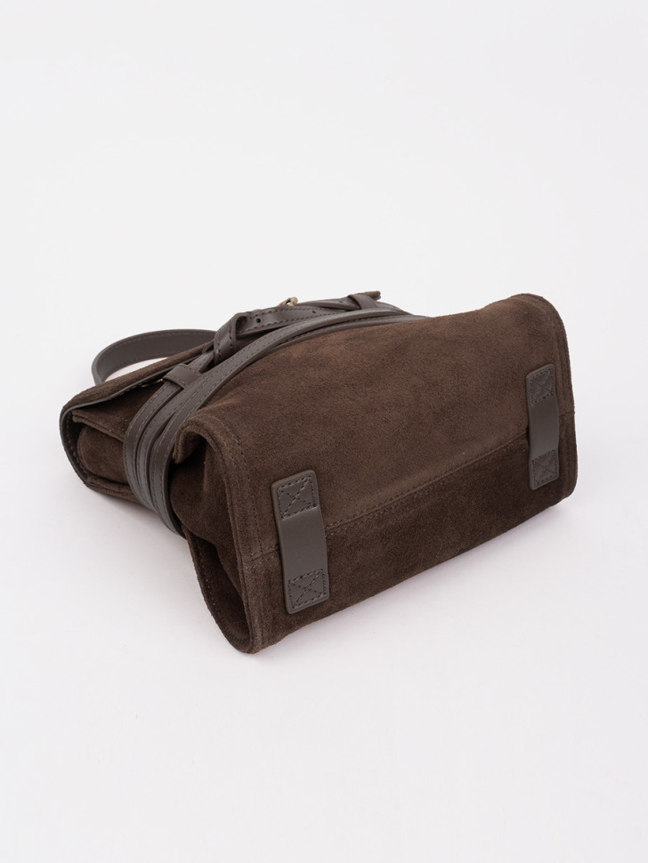 Сумка Lamagio 68920 замша коричневая