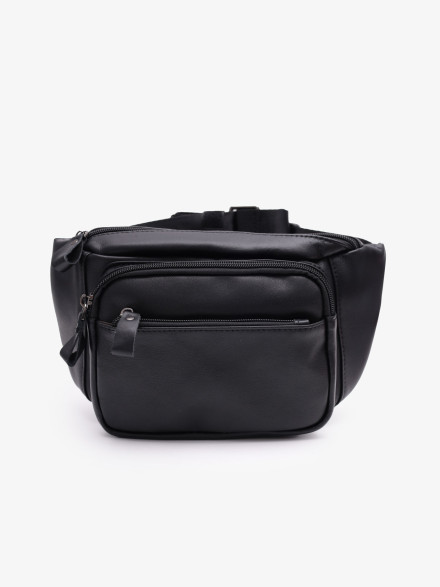 Мужская сумка на пояс ZUOBINLI 0186(9810) чёрная Мужская сумка на пояс ZUOBINLI 0186(9810) чёрная