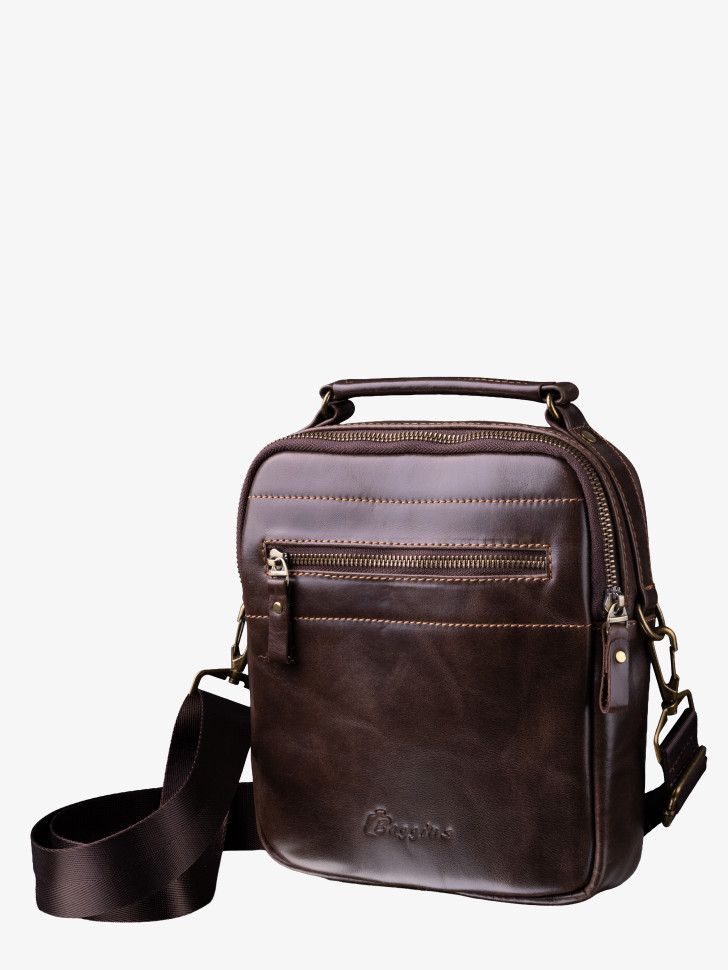 Сумка муская Baggins 1049 коричневая друид