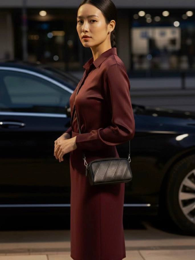 Женская сумка Cciline А-5004 чёрная Женская сумка Cciline А-5004 чёрная