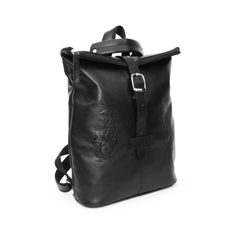 Рюкзак женский Natalia Kalinovskaya СР-34т.711 «Джемма» чёрный гладкий