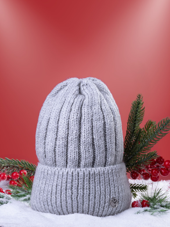 Шапка женская 12838/2 MARHATTER св.серая (56-58) Шапка женская 12838/2 MARHATTER св.серая (56-58)