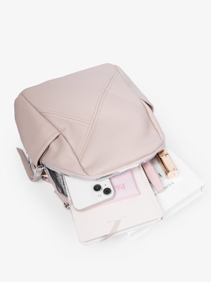 Рюкзак-мини NingMengCao 6120 бежевый