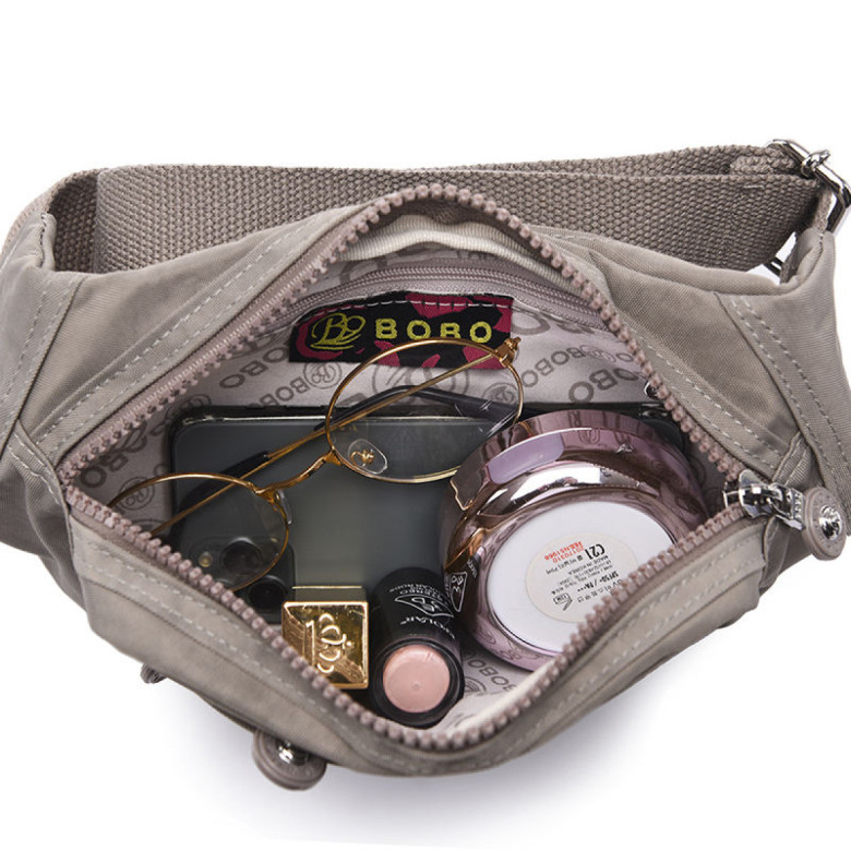 Сумка на пояс Bobo 8829-1 тёмно-бежевая