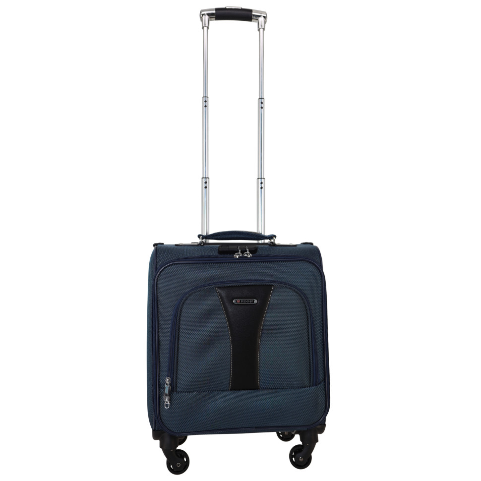 Чемодан пилот-кейс Rion+, 433 синий 18"