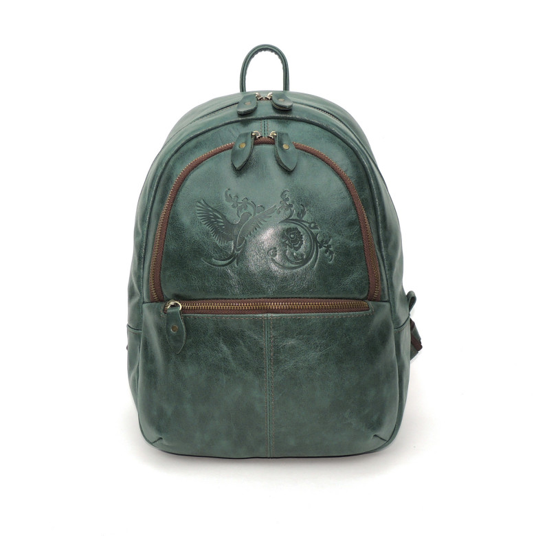 Рюкзак женский Natalia Kalinovskaya, Р43 «Малахит» зеленый