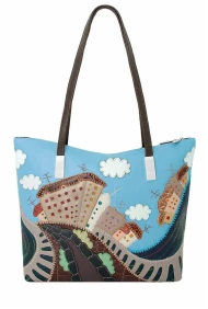 Сумка Protege ДС-356-217 "Город №27" коричневый