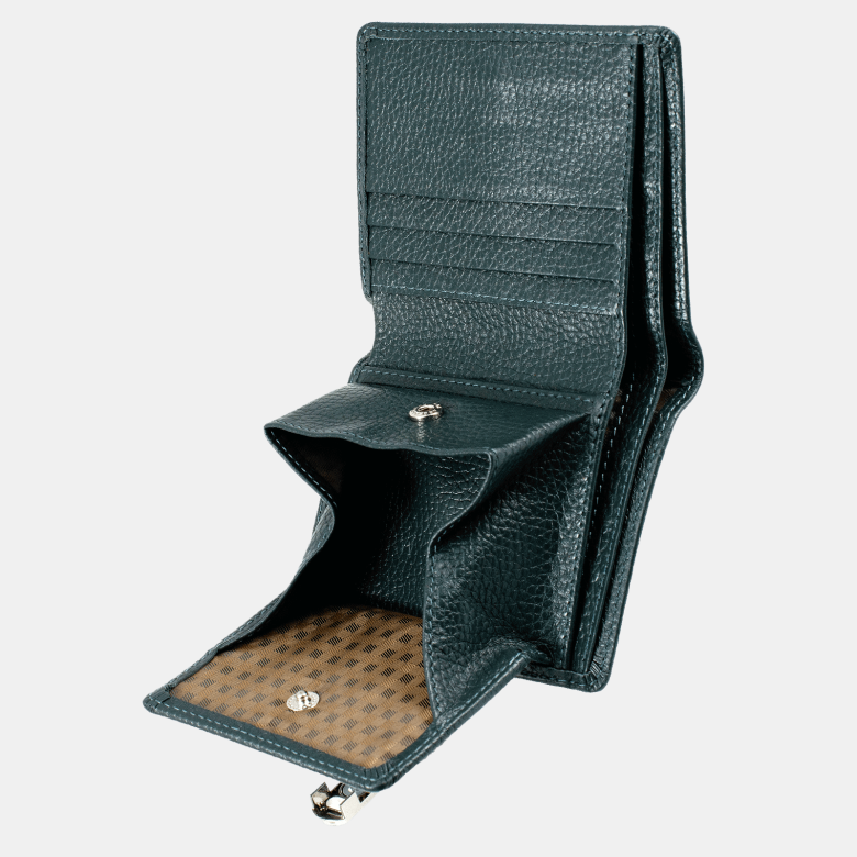 Портмоне женское ПЖ-475-1585 т.зелёное