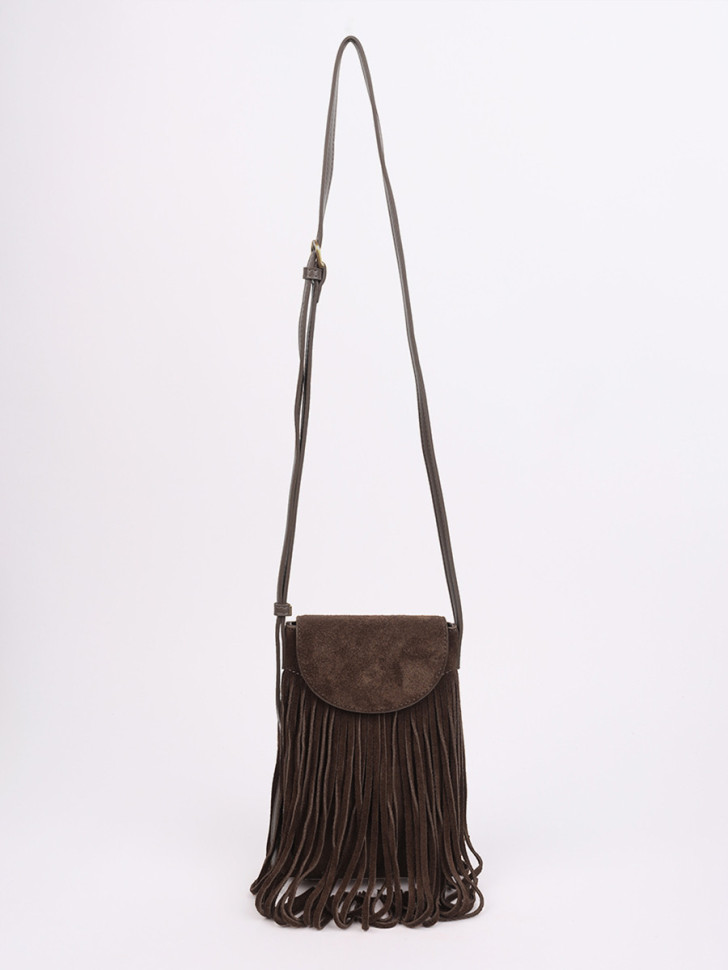 Сумка Lamagio 5840 замша коричневая Сумка Lamagio 5840 замша коричневая