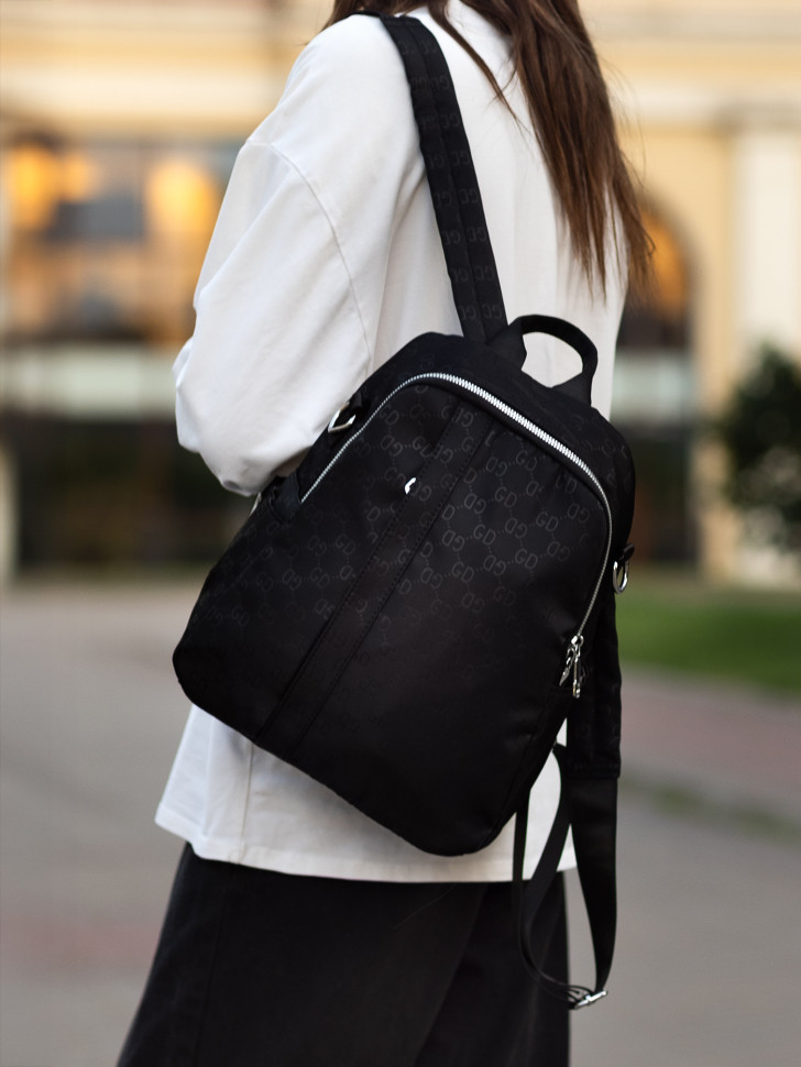 Сумка-рюкзак Jielshi 5228 чёрная Сумка-рюкзак Jielshi 5228 чёрная