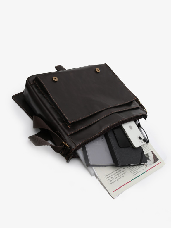 Сумка мужская zн ALEXX ALG0122 коричневый пулап