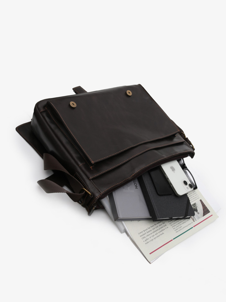 Сумка мужская zн ALEXX ALG0122 коричневый пулап Сумка мужская zн ALEXX ALG0122 коричневый пулап