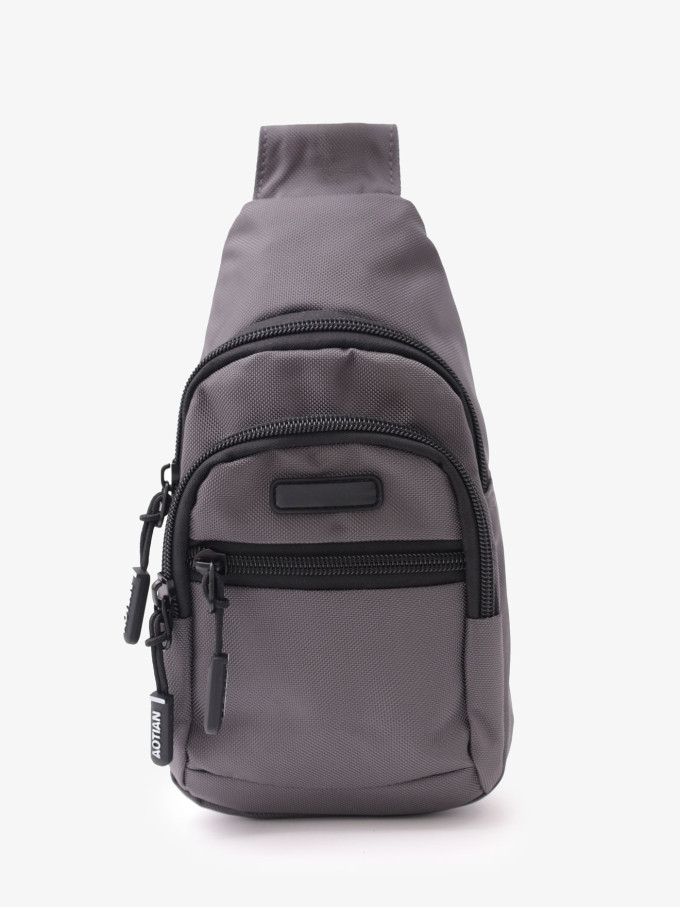 Рюкзак на одно плечо An 65365 серый Рюкзак на одно плечо An 65365 серый