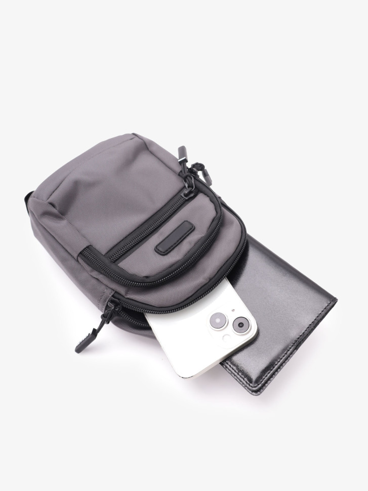 Рюкзак на одно плечо An 65365 серый Рюкзак на одно плечо An 65365 серый