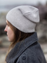 Шапка женская 12568 MARHATTER серо-бежевый (56-58)