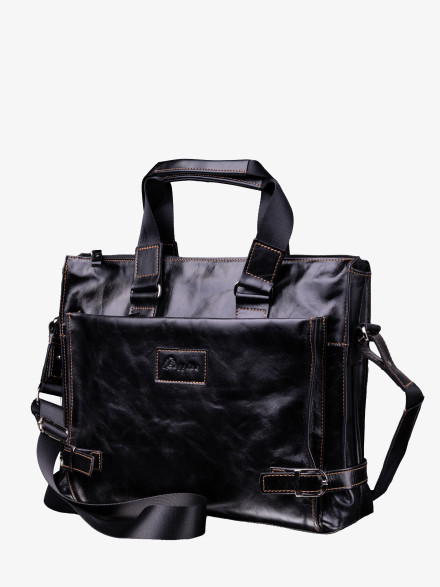 Сумка мужская Baggins 1015 черная пул ап(портфель) Сумка мужская Baggins 1015 черная пул ап(портфель)