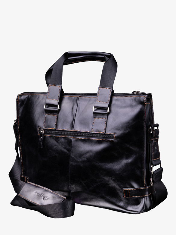 Сумка мужская Baggins 1015 черная пул ап(портфель) Сумка мужская Baggins 1015 черная пул ап(портфель)