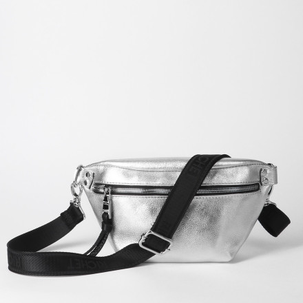 Сумка на пояс Richet 2476VNM серебряная Сумка на пояс Richet 2476VNM серебряная