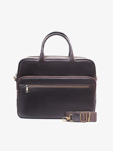 Сумка мужская zн ALEXX ALG0124 коричневый пулап