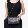 Клатч женский Funxilan 1708-2 black/silver