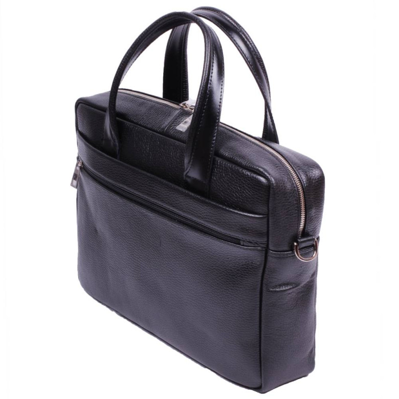 Портфель мужской из кожи Maxsimo Tarnavsky 03 чёрный