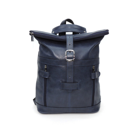 Кожаная сумка-рюкзак Natalia Kalinovskaya "Альто" синяя Кожаная сумка-рюкзак Natalia Kalinovskaya "Альто" синяя