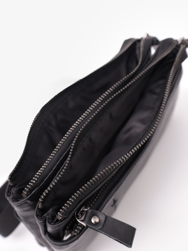 Мужская сумка на пояс Baggins 8050 черная Мужская сумка на пояс Baggins 8050 черная