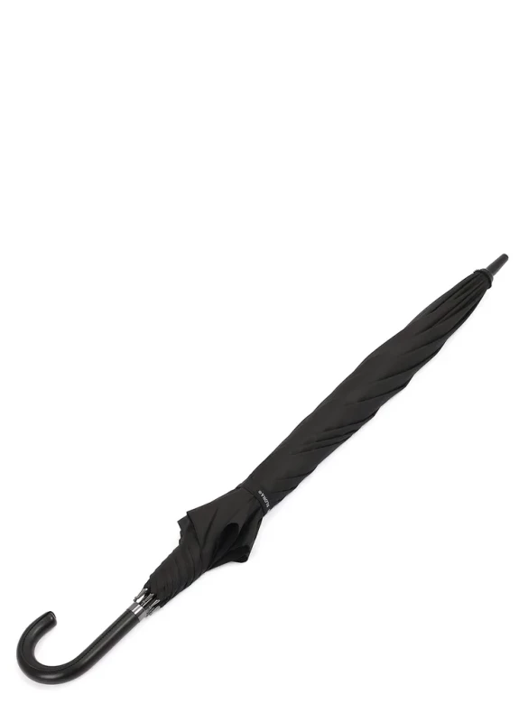 Зонт-трость мужской Три Слона 2775, 8 спиц, ручка крюк кожа