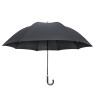 Зонт-трость мужской Три Слона 2775, 8 спиц, ручка крюк кожа