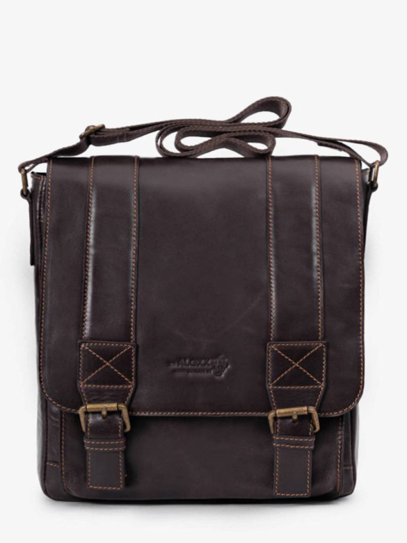 Сумка мужская zн ALEXX ALG0123 коричневая