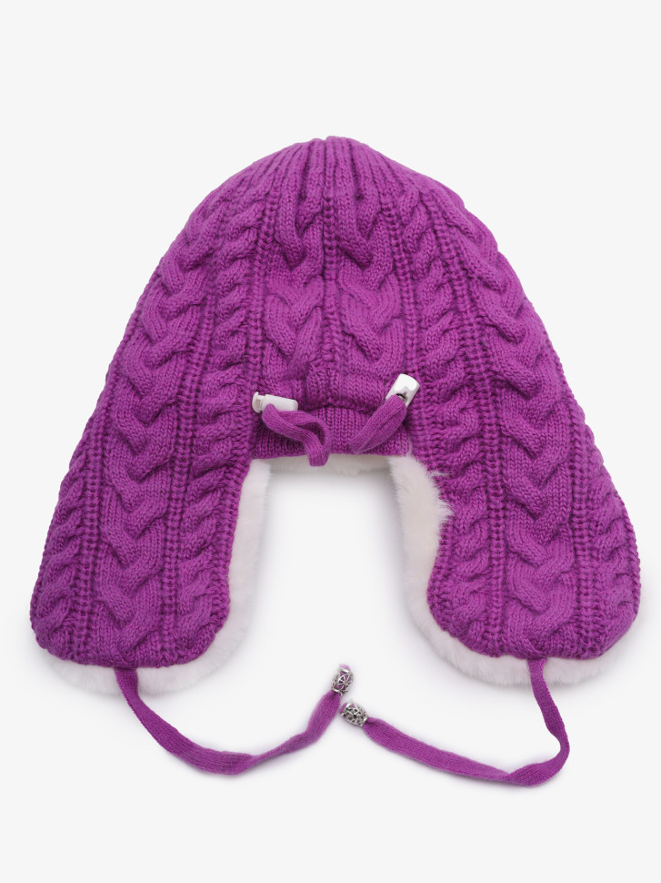 Ушанка Warm Goddess 2705 фиолетовая Ушанка Warm Goddess 2705 фиолетовая