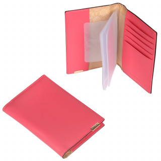 Обложка для документов FABRETTI, 54019LMB-90 розовая