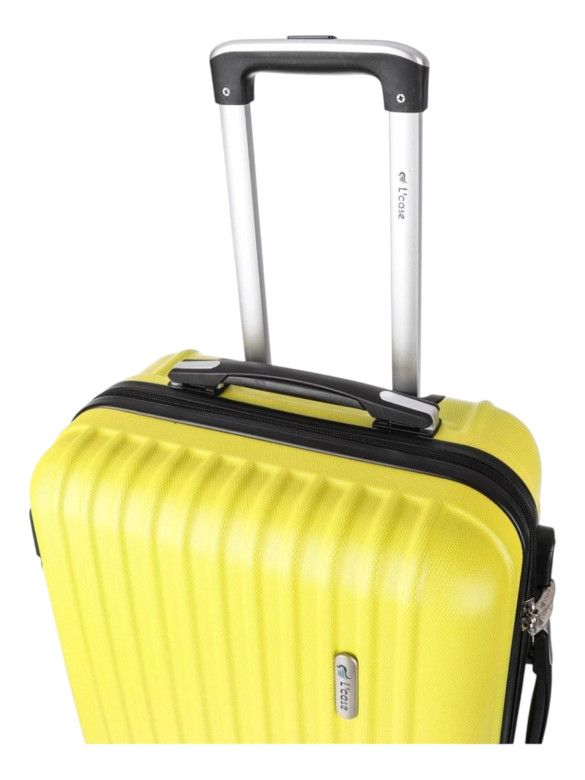 Чемодан L'Case, Krabi без расширения жёлтый