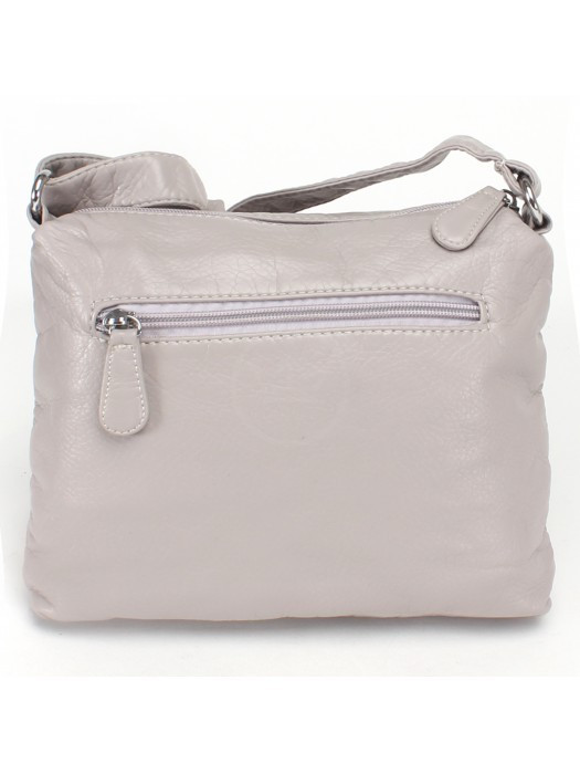 Сумка женская Guecca 7007 светло-серая