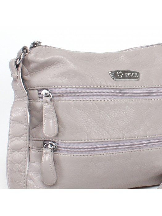 Сумка женская Guecca 7007 светло-серая Сумка женская Guecca 7007 светло-серая