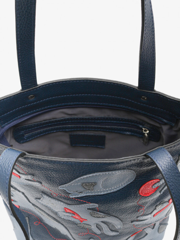 Сумка Protege ДС-517-287 "Город №10" синий флотер