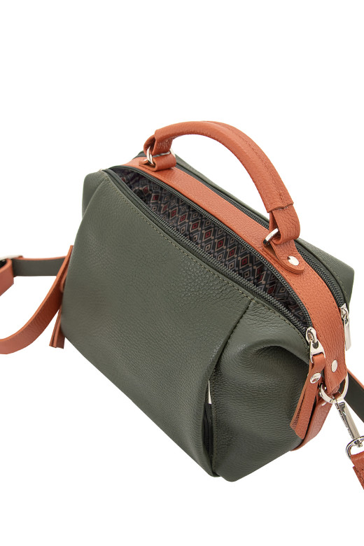 Сумка женская Protege, Ц-556 тёмный капучино/кэмел флотер