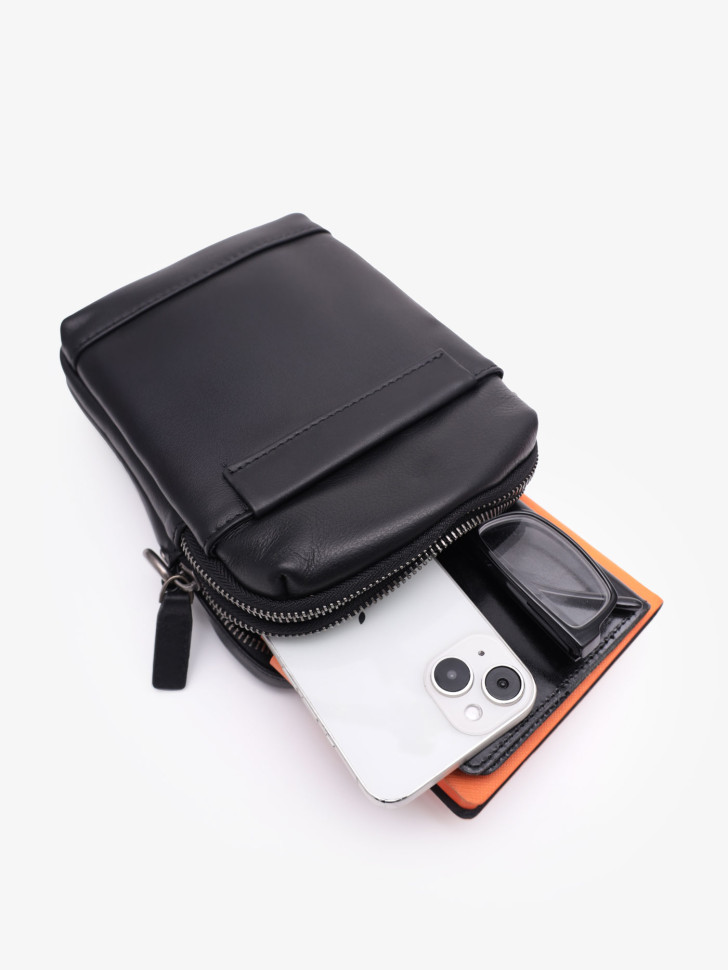 Сумка мужская Baggins Б 1631 черная Сумка мужская Baggins Б 1631 черная