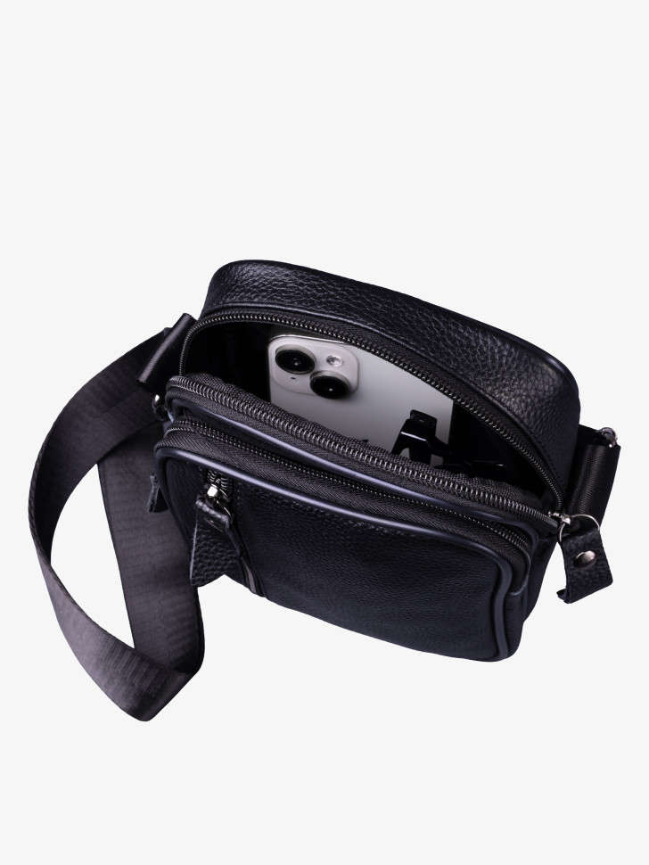 Сумка мужская Baggins 136 черная Сумка мужская Baggins 136 черная