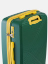 Чемодан L'Case, Lyon без расширения тёмно-зелёный
