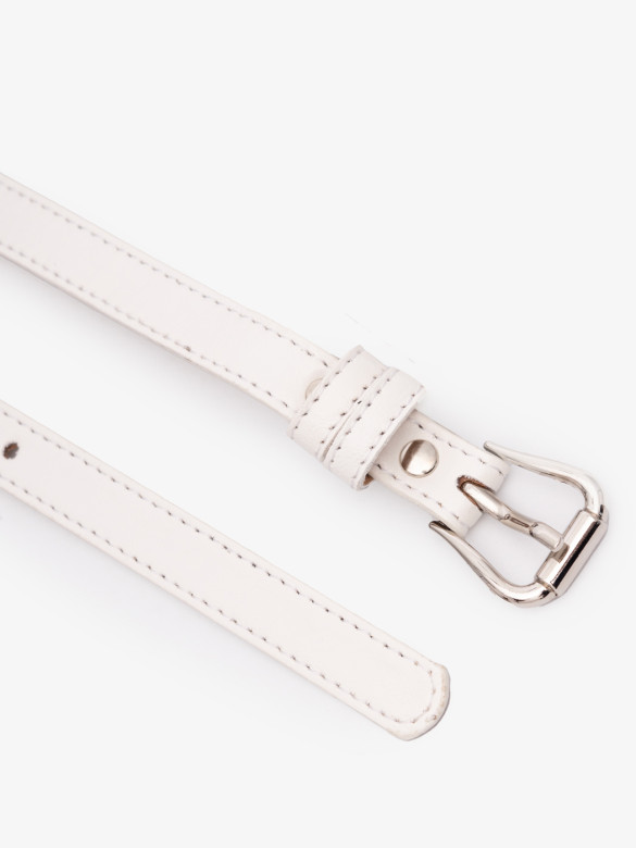 Ремень женский Петра-Дизайн 1442 молочный