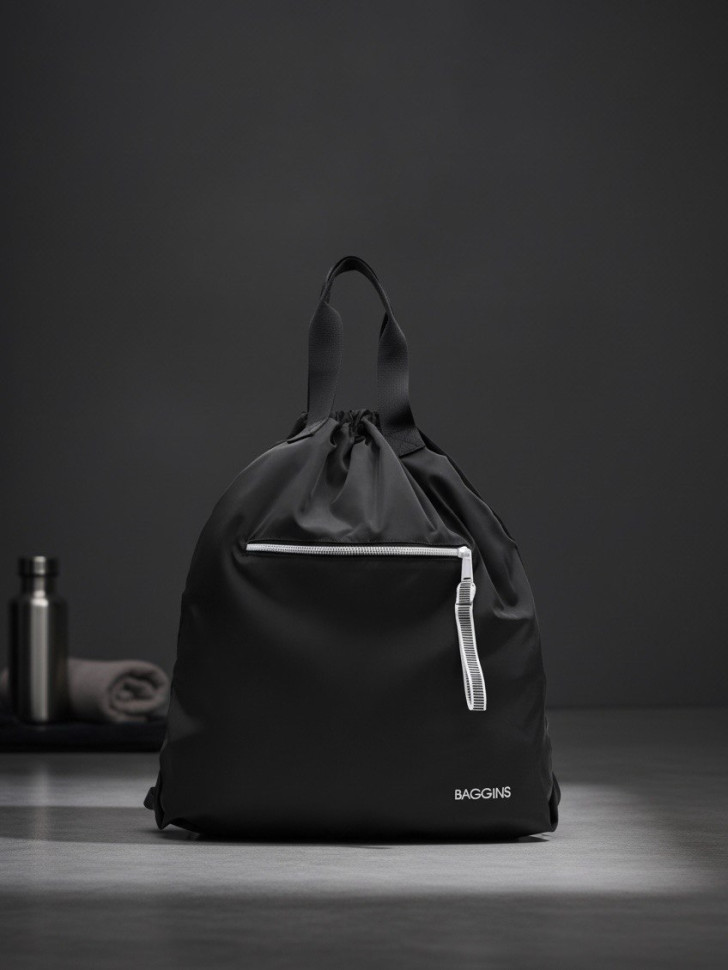 Сумка-мешок Б 9267 чёрная Сумка-мешок Б 9267 чёрная