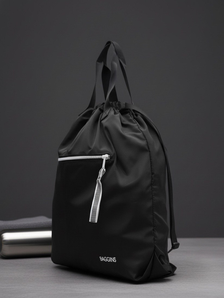 Сумка-мешок Б 9267 чёрная Сумка-мешок Б 9267 чёрная