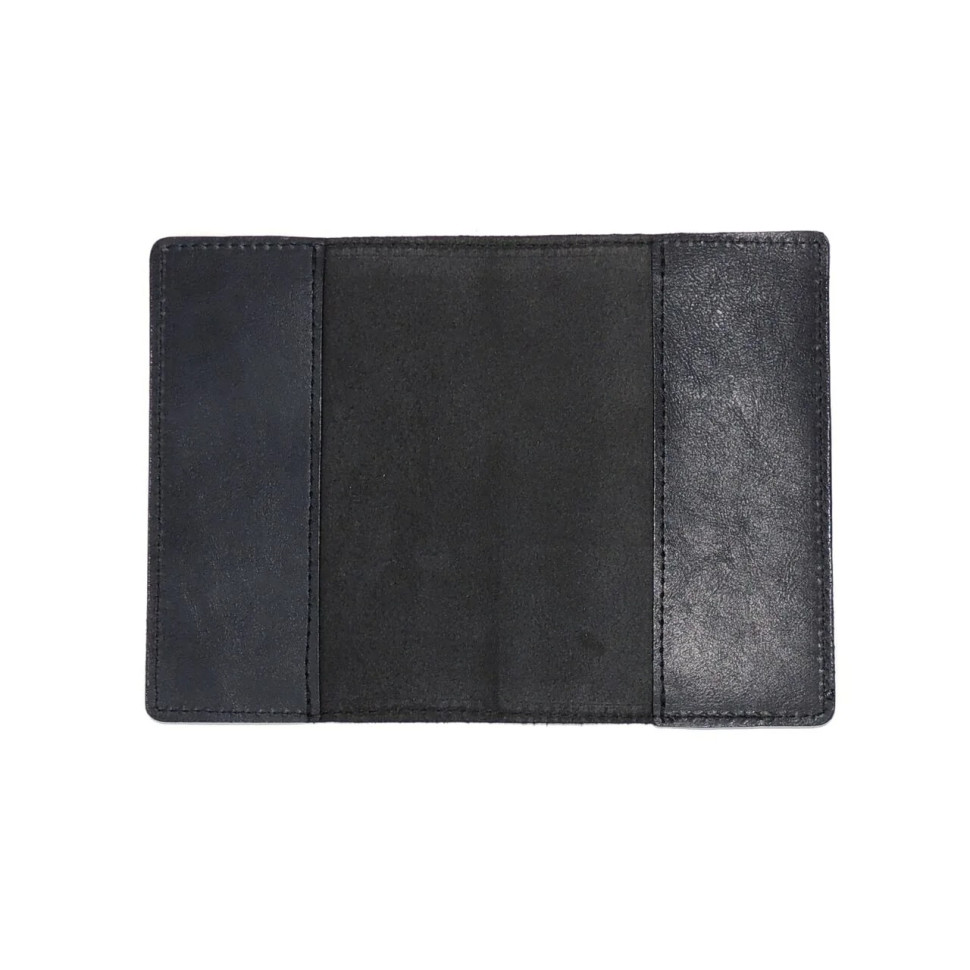 Обложка для паспорта Natalia Kalinovskaya Ос-61 Сокол чёрная Обложка для паспорта Natalia Kalinovskaya Ос-61 Сокол чёрная