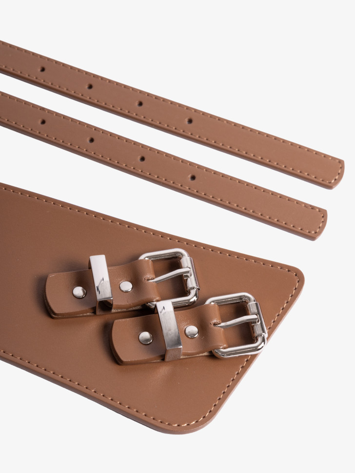 Ремень женский на пояс Baggins 1524 коричневый Ремень женский на пояс Baggins 1524 коричневый